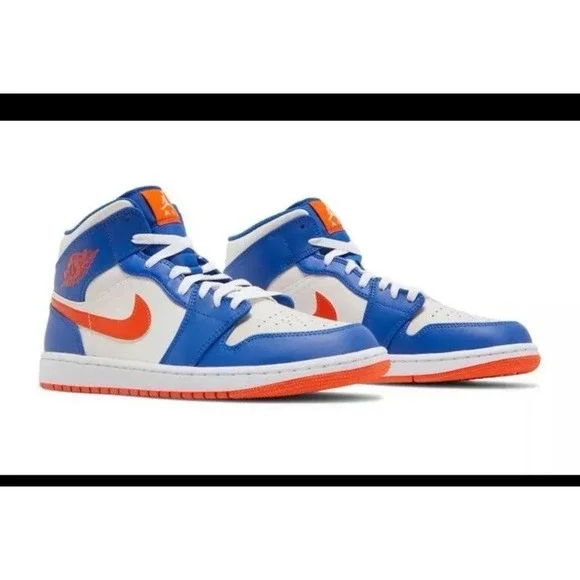 New Nike Air Jordan 1 Mid Knicks Gators Blue 18 Mens Wheaties FD1029-400 2023